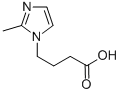 structure of CAS# 110525-54-7, 4-(2-Methylimidazol-1-Yl)Butanoic Acid;4-(2-Methyl-1-Imidazolyl)Butanoic Acid;4-(2-Methylimidazol-1-Yl)Butyric Acid;2-Methylimidazole-1-Butyric Acid