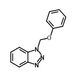 structure of CAS# 111198-02-8, 1-(Phenoxymethyl)-1H-Benzotriazole;1- -1H-BENZOTRIAZOLE;465720_ALDRICH