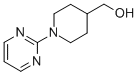 结构式 CAS# 111247-61-1, 1-(2-嘧啶基)-4-哌啶甲醇