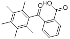 structure of CAS# 111385-66-1, 2-(2,3,4,5,6-Pentamethylbenzoyl)-Benzoic Acid;2-(2,3,4,5,6-PENTAMETHYLBENZOYL)BENZOIC ACID;2-Carboxy-2,3,4,5,6-Pentamethylbenzophenone;2-(PENTAMETHYLBENZOYL)BENZOIC ACID 98+%