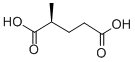 结构式 CAS# 1115-82-8, (2S)-2-甲基-戊烷二酸