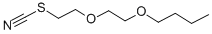 structure of CAS# 112-56-1, 2-[2-Butoxyethoxy]Ethyl Thiocyanate;2-Butoxy-2'-Thiocyanodiethyl Ether;2-[2-(Butoxy)Ethoxy]Ethyl Thiocyanic Acid Ester;Butoxyrhodanodiethyl Ether