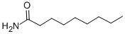 structure of CAS# 1120-07-6, Nonanamide;Pelargonamide;Nonan-1-Amide;Nonanamide (8Ci)(9Ci)