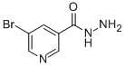 结构式 CAS# 112193-41-6, 5-溴-3-吡啶甲酰肼