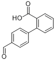 structure of CAS# 112804-58-7, 4'-Formyl-[1,1'-Biphenyl]-2-carboxylic Acid;4'-FORMYL[1,1'-BIPHENYL]-2-CARBOXYLIC ACID;4'-FORMYL-BIPHENYL-2-CARBOXYLIC ACID;2-Biphenyl-4'-Formyl-Carboxylic Acid