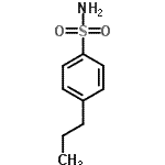 结构式 CAS# 1132-18-9, 4-丙基苯磺酰胺