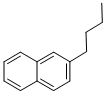 结构式 CAS# 1134-62-9, 2-丁基萘