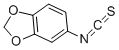 structure of CAS# 113504-93-1, 5-Isothiocyanato-1,3-Benzodioxole;3,4-Methylenedioxyphenyl Isothiocyanate;Bb_Sc-1834;Zinc00158543