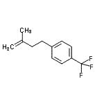 structure of CAS# 113947-86-7, 1-(3-Methyl-3-Buten-1-Yl)-4-(Trifluoromethyl)Benzene;2-Methyl-4-[(4-trifluoromethyl)phenyl]-1-butene