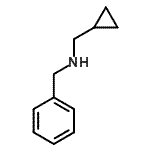 structure of CAS# 116373-23-0, N-Benzyl-1-Cyclopropylmethanamine;(cyclopropylmethyl)benzylamine;benzyl(cyclopropylmethyl)amine;Benzyl-cyclopropylmethyl-amine