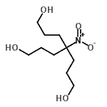 structure of CAS# 116747-80-9, 4-(3-Hydroxypropyl)-4-Nitro-1,7-Heptanediol;4-(3-Hydroxypropyl)-4-nitro-1,7-heptanediol;4-(3-hydroxypropyl)-4-nitro-heptane-1,7-diol;Nitromethanetrispropanol