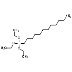 结构式 CAS# 116821-45-5, 11-(三乙氧基硅烷基)-1-十一烷胺