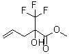 结构式 CAS# 117015-45-9, 2-羟基-2-(三氟甲基)-4-戊烯酸甲酯