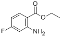 结构式 CAS# 117324-05-7, 2-氨基-4-氟-苯甲酸乙酯