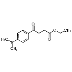 结构式 CAS# 117937-10-7, 乙基4-[4-(二甲基氨基)苯基]-4-氧代丁酸酯