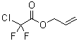 structure of CAS# 118337-48-7, Allyl Chloro(Difluoro)Acetate;2-chloro-2,2-difluoroacetic acid prop-2-enyl ester;CHLORO-DIFLUORO-ACETICACIDALLYLESTER;MFCD09033650