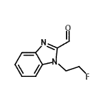 structure of CAS# 118482-25-0, 1-(2-Fluoroethyl)-1H-Benzimidazole-2-Carbaldehyde;1-(2-fluoroethyl)-1H-benzo[d]imidazole-2-carbaldehyde;1-(2-Fluoro-ethyl)-1H-benzoimidazole-2-carbaldehyde