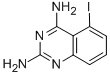 structure of CAS# 119584-76-8, 2 4-Diamino-5-Iodoquinazoline;(2-Amino-5-Iodo-Quinazolin-4-Yl)Amine;2,4-Quinazolinediamine, 5-Iodo-;Aids-007477