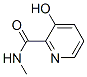 structure of CAS# 1196-30-1, 3-Hydroxy-N-Methyl-Pyridine-2-Carboxamide;3-Hydroxy-N-Methyl-Pyridine-2-Carboxamide;3-Hydroxy-N-Methyl-2-Pyridinecarboxamide;3-Hydroxy-N-Methyl-Picolinamide