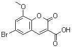 CAS#: 119686-34-9， 6-Bromo-8-Methoxy-2-Oxo-2H-Chromene-3-Carboxylic Acid
