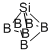 structure of CAS# 12008-29-6, Boron Silicide;Boron Silicide, 98% (Metals Basis);SILICON HEXABORIDE  -325 MESH;Siliconboride98%Powder