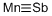 structure of CAS# 12032-82-5, Manganese Antimonide;Manganic Antimony;Antimony, Compd. With Manganese (1:1);Antimony, Compound With Manganese (1:1)
