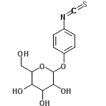 structure of CAS# 120967-92-2, 4-Isothiocyanatophenyl Hexopyranoside;Î‘-D-GALACTOPYRANOSYLPHENYL ISOTHIOCYANATE;Î‘-D-MANNOPYRANOSYLPHENYL ISOTHIOCYANATE;Î’-D-GALACTOPYRANOSYLPHENYL ISOTHIOCYANATE