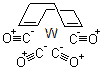 结构式 CAS# 12129-70-3, 四羰基[(1,2,5,6-h)-1,5-环辛二烯]-钨
