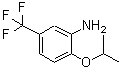 结构式 CAS# 121307-23-1, 2-异丙氧基-5-(三氟甲基)苯胺