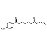 结构式 CAS# 122115-49-5, 乙基7-(4-甲基苯基)-7-氧代庚酸酯