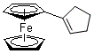 CAS 登录号：12260-67-2， (1-环戊烯-1基)-二茂铁