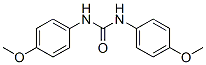 structure of CAS# 1227-44-7, 1,3-Bis(P-Methoxyphenyl)Urea;N,N'-(Di-P-Methoxyphenyl)Urea;St5209021;Mls000532534