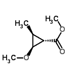 CAS#: 122775-07-9， Methyl (1S,2S,3S)-2-Methoxy-3-Methylcyclopropanecarboxylate