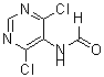 structure of CAS# 123240-66-4, N-(4,6-Dichloro-5-Pyrimidinyl)Formamide;4,6-dichloro-5-formamidopyrimidine;MFCD04974511;N-(4,6-Dichloropyrimidin-5-yl)formamide