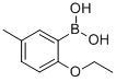 structure of CAS# 123291-97-4, 2-Ethoxy-5-Methylphenylboronic Acid;2-Ethoxy-5-Methylbenzeneboronic Acid 95%;(2-Ethoxyl-5-Methylphenyl)Boronic Acid;2-ETHOXY-5-METHYLBENZENEBORONIC ACID