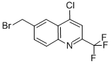 结构式 CAS# 123637-51-4, 6-(溴甲基)-4-氯-2-(三氟甲基)-喹啉
