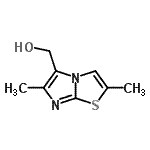 CAS 登录号：123772-40-7， (2,6-二甲基咪唑并[2,1-b][1,3]噻唑-5-基)甲醇