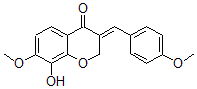 CAS#: 124166-25-2， (3E)-8-Hydroxy-7-Methoxy-3-[(4-Methoxyphenyl)Methylidene]Chroman-4-One