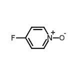 structure of CAS# 124666-05-3, 4-Fluoropyridine 1-Oxide;4-Fluoro-pyridine-N-oxide