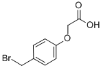 结构式 CAS# 126771-41-3, 2-[4-(溴甲基)苯氧基]-乙酸