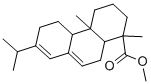 structure of CAS# 127-25-3, Methyl (1R,4aR,4bR,10aR)-1,4a-Dimethyl-7-Propan-2-Yl-2,3,4,4b,5,6,10,10a-Octahydrophenanthrene-1-Carboxylate;Methyl (1R,4Ar,4Br,10Ar)-7-Isopropyl-1,4A-Dimethyl-2,3,4,4B,5,6,10,10A-Octahydrophenanthrene-1-Carboxylate;(1R,4Ar,4Br,10Ar)-7-Isopropyl-1,4A-Dimethyl-2,3,4,4B,5,6,10,10A-Octahydrophenanthrene-1-Carboxylic Acid Methyl Ester;1-Phenanthrenecarboxylic Acid, 1,2,3,4,4A,4B,5,6,10,10A-Decahydro-1,4A-Dimethyl-7-(1-Methylethyl)-, Methyl Ester, [1R-(1.Alpha.,4A.Beta.,4B.Alpha.,10A.Alpha.)]-