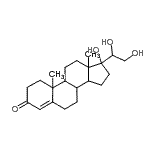 CAS#: 128-19-8， 17,20,21-Trihydroxypregn-4-En-3-One