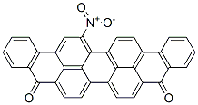 structure of CAS# 128-60-9, 16-Nitroviolanthrene-5,10-dione;16-Nitroviolanthrene-5,10-Dione;Anthra(9,1,2-Cde)Benzo(Rst)Pentaphene-5,10-Dione, 16-Nitro-