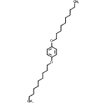 结构式 CAS# 129236-97-1, 1,4-二(癸基氧基)苯