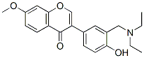 CAS 登录号：129596-76-5， 3-[3-(二乙基氨基甲基)-4-羟基苯基]-6-甲氧基苯并吡喃-4-酮