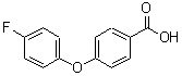 结构式 CAS# 129623-61-6, 4-(4-氟苯氧基)苯甲酸