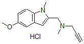 CAS#: 130445-52-2， N-[(5-Methoxy-1-Methylindol-2-Yl)Methyl]-N-Methylprop-2-Yn-1-Amine Hydrochloride