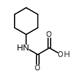 结构式 CAS# 13144-62-2, (环己基氨基)(氧代)乙酸