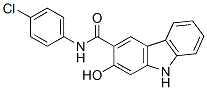 结构式 CAS# 132-61-6, N-(4-氯苯基)-2-羟基-9H-咔唑-3-甲酰胺