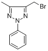 structure of CAS# 13322-02-6, 4-(Bromomethyl)-5-Methyl-2-Phenyl-2H-1,2,3-Triazole;4-(Bromomethyl)-5-Methyl-2-Phenyl-Triazole;4-(Bromomethyl)-5-Methyl-2-Phenyl-1,2,3-Triazole;Cc 16208